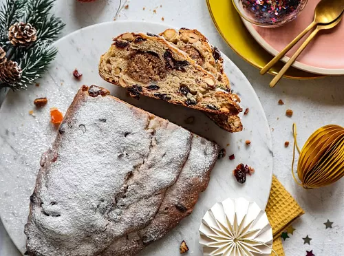 Фото рецепта Штоллен с марципаном