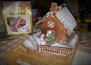 Имбирный пряничный домик в мультипекаре