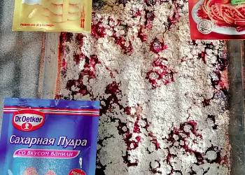 Клафути с овсяными хлопьями