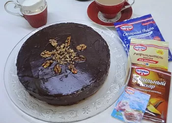 Кофейно-ореховый торт