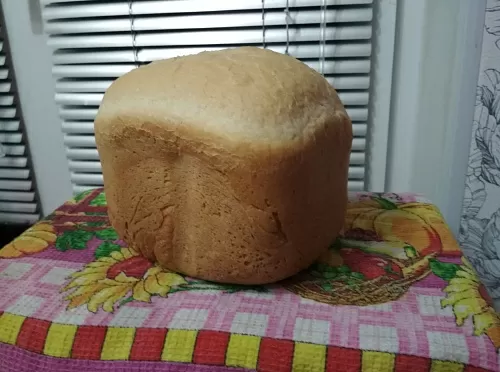 Воздушный белый хлеб в хлебопечке
