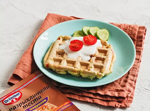 Фото рецепта Овощные вафли