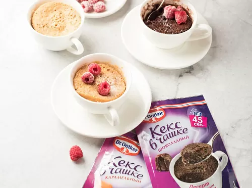 Фото рецепта Кекс в чашке