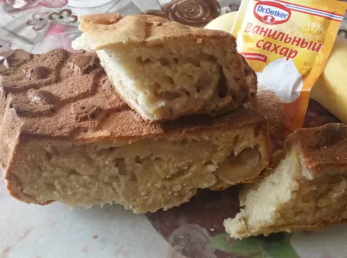 Пирог с бананами