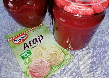 Малиновое варенье с агаром