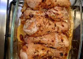 Куриные голени с картофелем