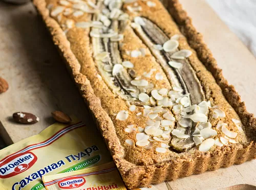 Фото рецепта  Миндальный тарт с франжипаном