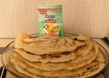 Блины на молоке