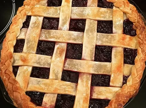 Фото рецепта Пирог с малиной