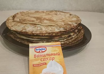 Тоненькие блинчики на молоке "Пальчики оближешь"