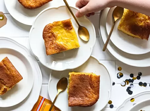 Фото рецепта Блонди с тыквой