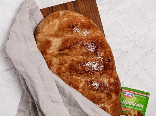 Фото рецепта Домашний батон