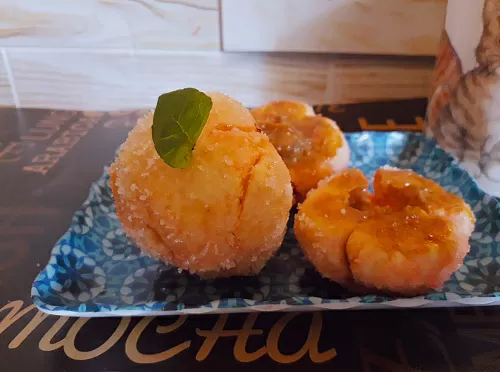 Фото рецепта Пирожное &quot;Персик&quot;