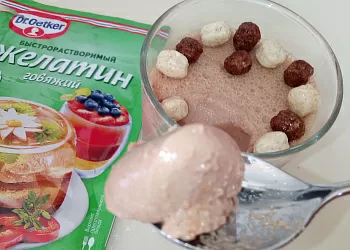 Десерт в стакане