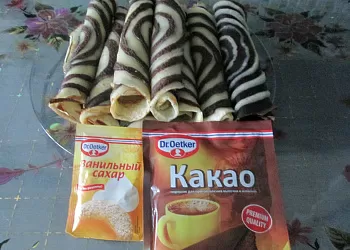 Полосатые блинчики