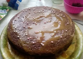 Шоколадный тортик лёгкого приготовления