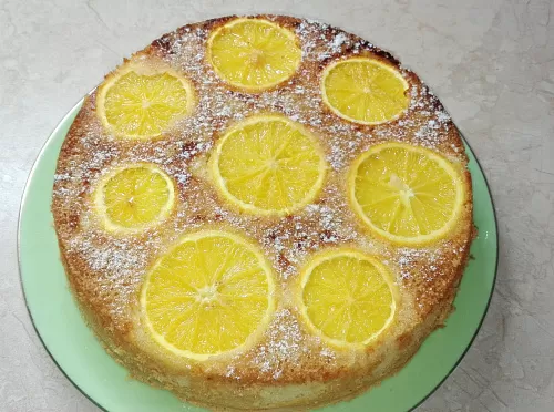 Фото рецепта Пирог с апельсинами