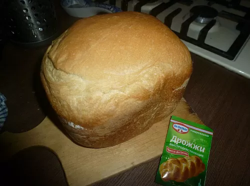 Хлеб белый в хлебопечке