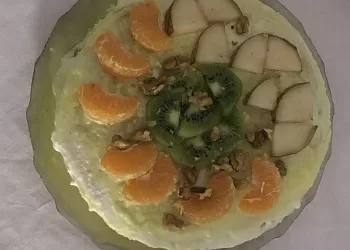 Творожный торт с глазурью
