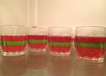 Трехцветное желе