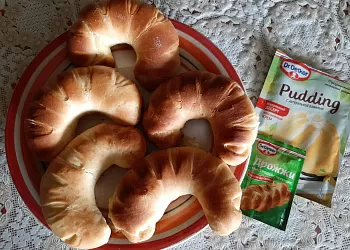 Булочки с пудингом