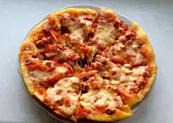 Пицца на сковороде фото