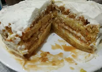 Морковно-апельсиновый торт