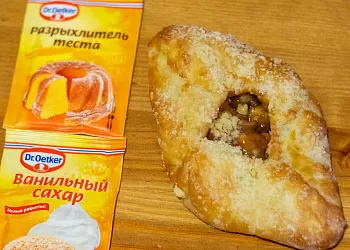Булочки Яблоко в карамели