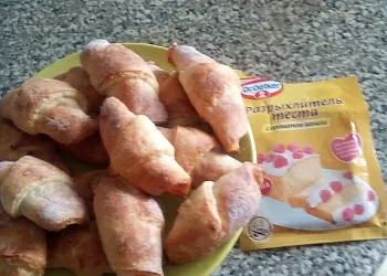 Рогалики с шоколадом и мармеладом