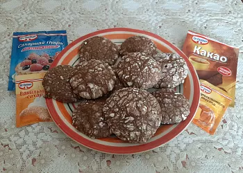 Печенье шоколадно-кофейное