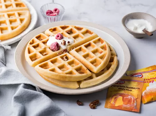 Фото рецепта Бельгийские вафли