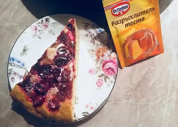 Клюквенный пирог