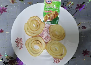 Блинные спиральки