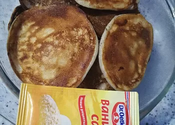 Ванильные сырники на йогурте