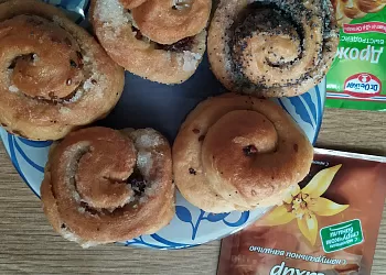 Мягкие сахарные плюшки