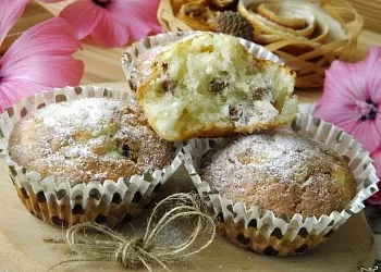 Кексики творожные с изюмом