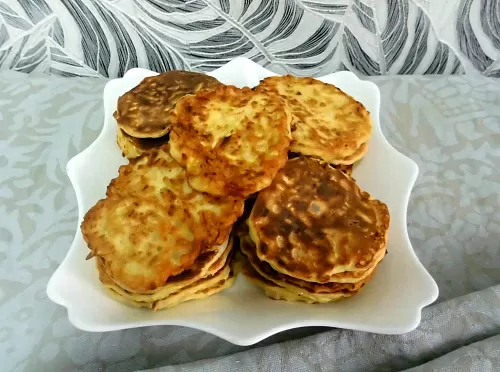 Кабачково-луковые оладушки