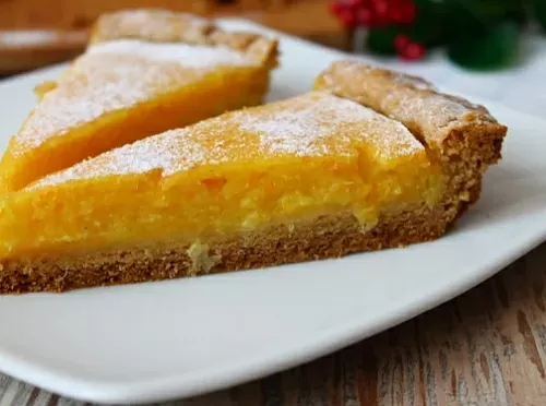 Фото рецепта Пирог с апельсиновой начинкой