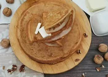 Тонкие блины на молоке