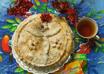 Пирог с калиной (балан бэлеше)