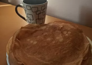 Быстрые блинчики на молоке