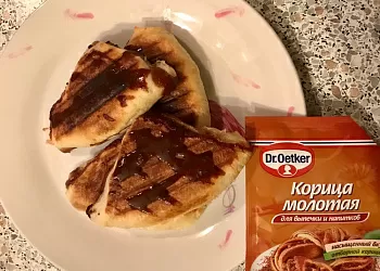 Штрудели с яблоками и корицей в мультипекаре
