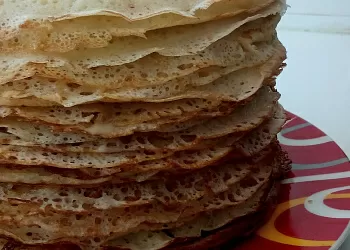 Блины дрожжевые на молоке