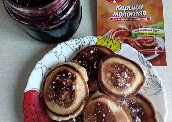 Оладушки с корицей
