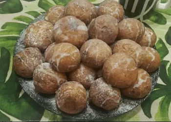 Творожные пончики