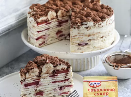 Блинный торт Тирамису