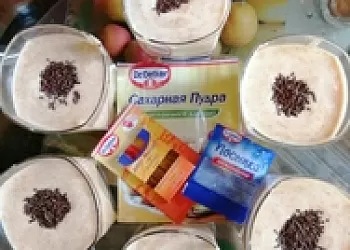 Баварезе с абрикосами