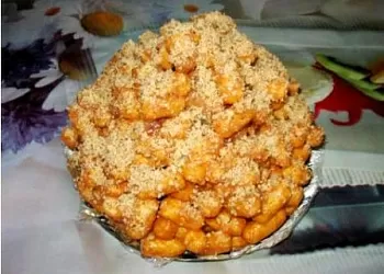 Торт из кукурузных палочек