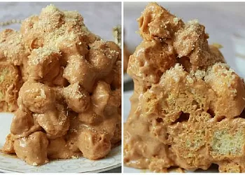 Торт Муравейник с сахарными палочками