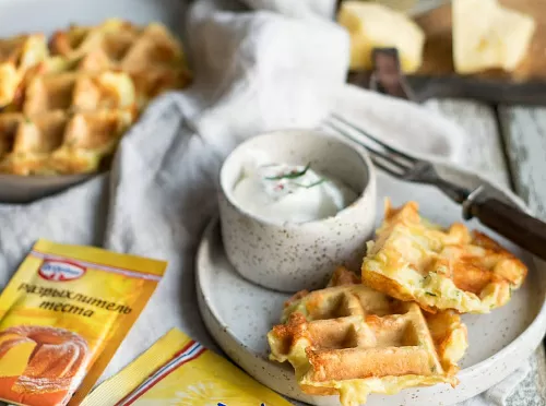 Фото рецепта Картофельные вафли. 